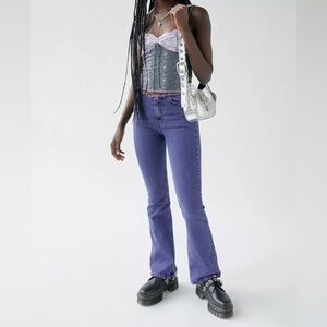 BDG urban outfitters low rise Purple Flare Jeans
